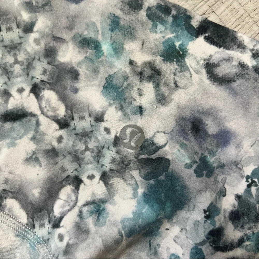 LULULEMON Align Pant Kaleidofloral Multi Blue and White Patterned Leggings 8
